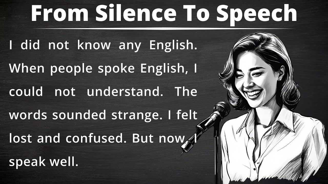 From Silence To Speech || Improve Your English || Learn English Speaking || Graded Reader
