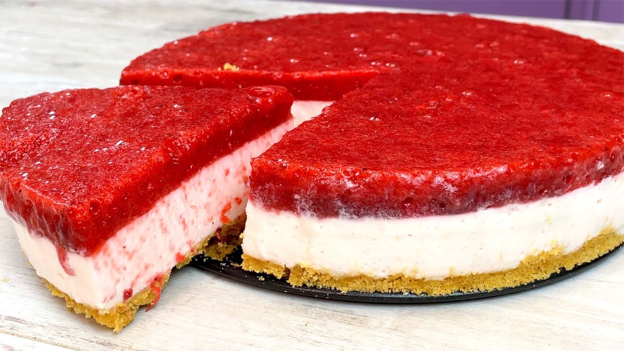 Йогуртовый торт БЕЗ ВЫПЕЧКИ!  Приготовь так и не пожалеешь! 