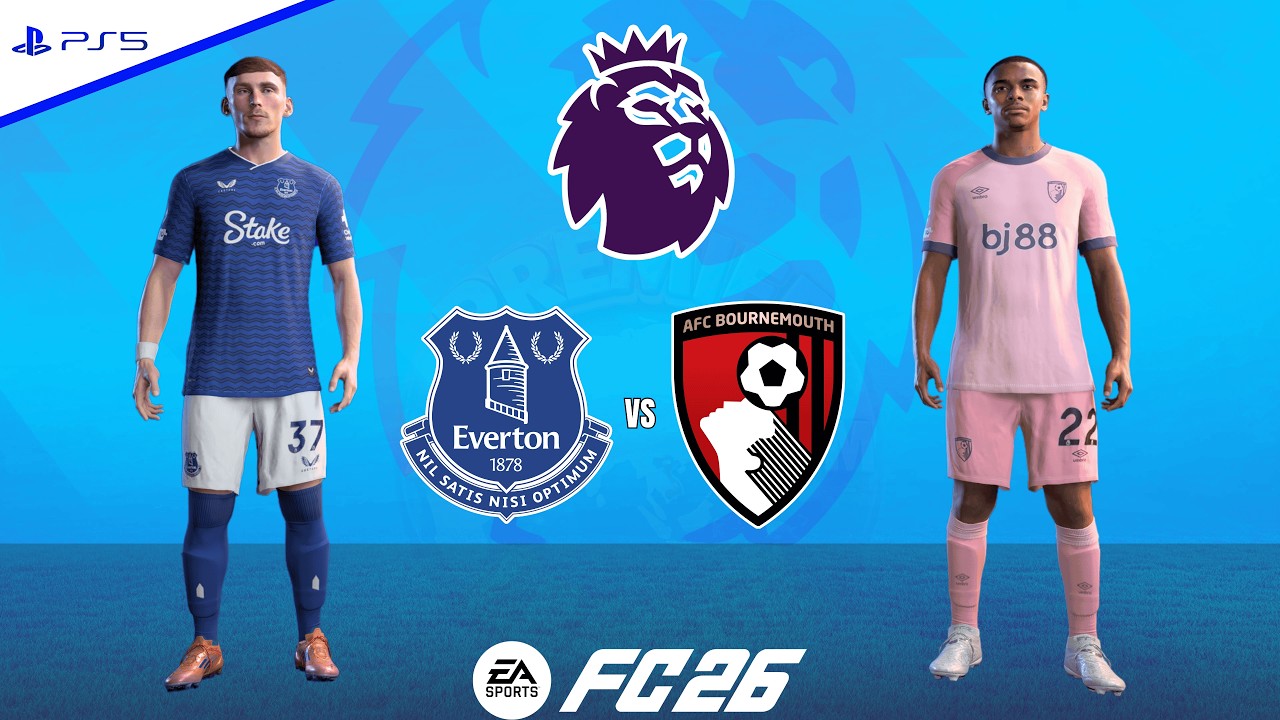 Эвертон против Борнмута | Премьер-лига 25/26 - 26 тур | FC 26 - PS5™[4K]
