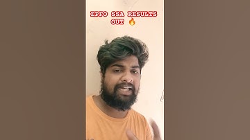 EPFO SSA Tier 1 Results out 🔥 #epfossa #epfossresults #epfossa2023