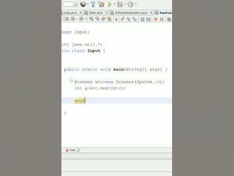 How to take input in java - YouTube