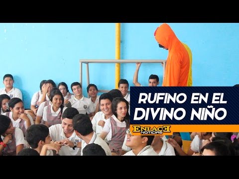 Rufino visitó el Colegio Divino Niño