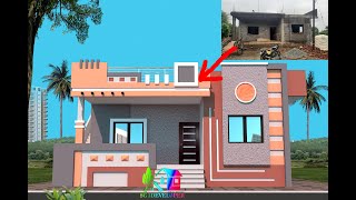 House Front Elevation Designs For single Floor | Indian Home Elevation For new Buildings | 3D HOME.