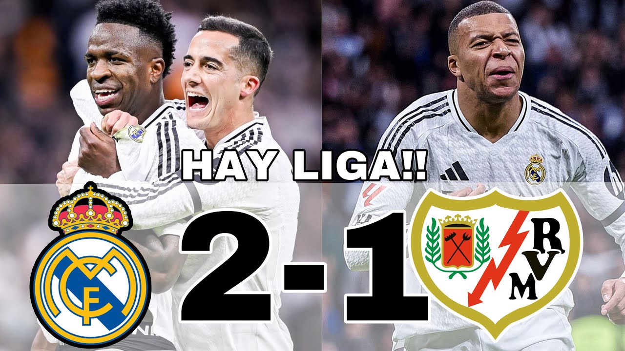 EL MADRID GANA POR LA MÍNIMA PERO HAY LIGA | RESUMEN REAL MADRID VS ...
