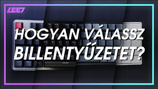 Hogyan válassz magadnak billentyűzetet?