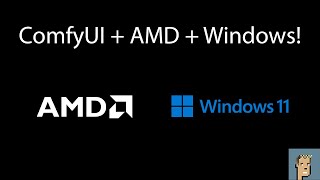 AMD GPU + Windows + ComfyUI!  How to get comfyUI running on windows with an AMD GPU!