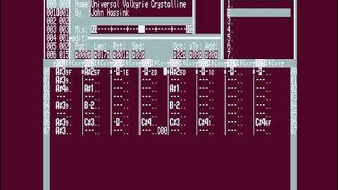 TriloTracker v0.3 - instrument mode