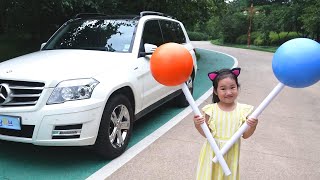 Livro De Colorir De Boram Com Um Carro Gigante - Vídeo Educativo Para Crianças