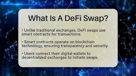 What Is A DeFi Swap? - CryptoBasics360.com