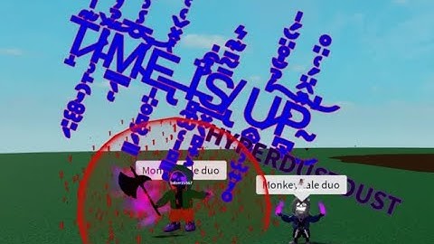 HyperDustDust Showcase - Sans Game Remake