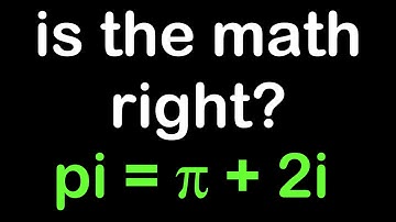 Does pi = π + 2i ? #shorts