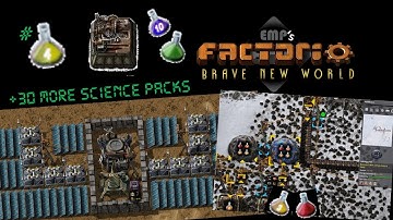 Factorio Brave New World Ep. 04 | +30 More Science Packs | Modded Factorio Gameplay