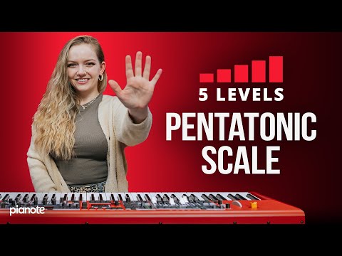 5 Levels Of The Pentatonic Scale⚡️ (Piano Lesson ft. Jemma Heigis)