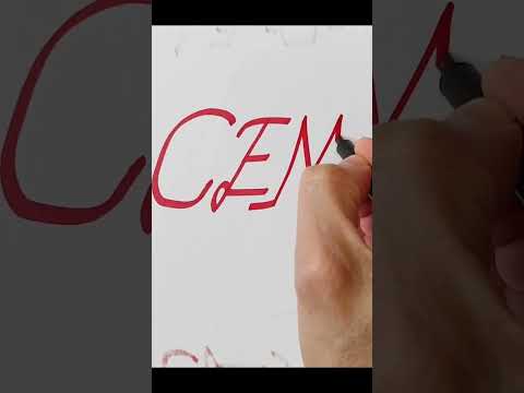 CEMRE isminin yazılışı - Güzel yazı denemesi - güzel yazı yazma teknikleri - güzel yazı