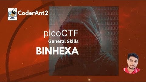 Binhexa | General Skills | picoCTF | picoCTF 2024 | Cyber Security | CoderAnt2