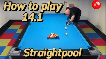 How to play 14.1 straightpool, the road to a 100+ break #straightpool #howto #billiards