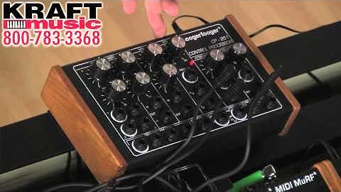 Kraft Music - Moog Moogerfooger Control Processor CP-251 Demo with Jake Widgeon