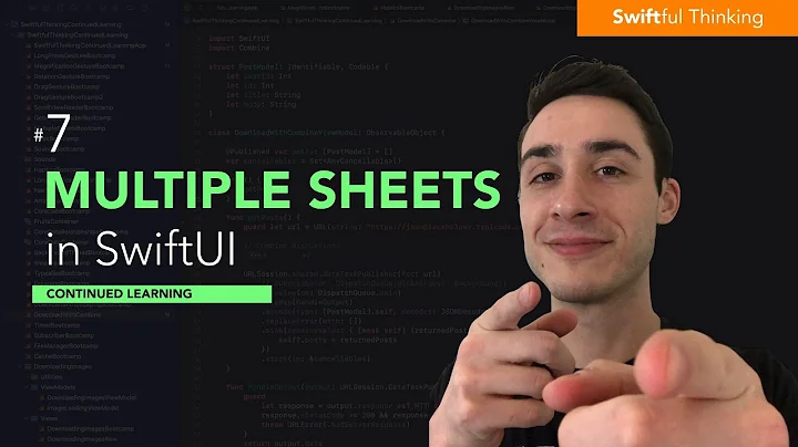 Multiple Sheets in a SwiftUI View | Continued Learning #7