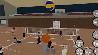 Playing Volleyball 4.2 as Hinata - Roblox Volleyball 4.2