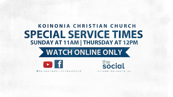 Koinonia Christian Church - Dr. Ronnie Goines LIVE