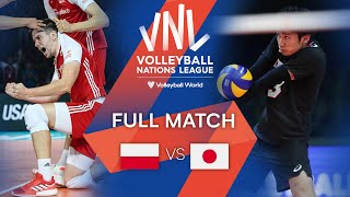 🇵🇱 POL vs. 🇯🇵 JPN - Full Match | Men’s Preliminary Phase Match | VNL 2019