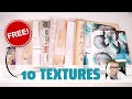 💥 NEW 2021 - How To Break A Blank Page - NO COST EDITION - 10 Texture Ideas - ✂️ Maremi's Small Art