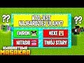 ZŁA ODPOWIEDŹ = TRACISZ ITEMY! *mega trudny QUIZ*  (Minecraft Kwadratowa Masakra)