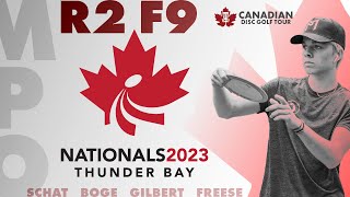 CDGT 6 | 2023 Canadian Nationals | MPO Round 2 Front 9 |  Schat, Boge, Gilbert, Freese