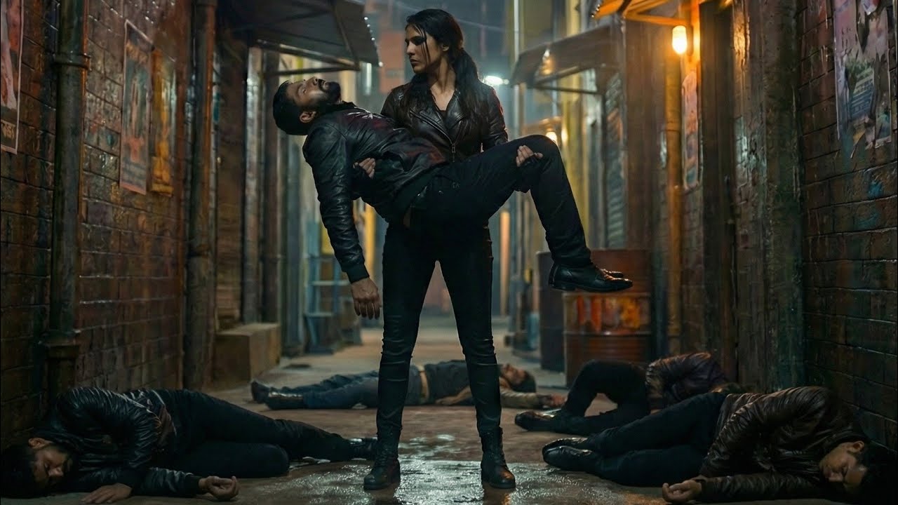 Heroine saving Hero - lift and carry story