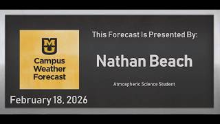 Campus Weather Forecast - February, 18th 2026
