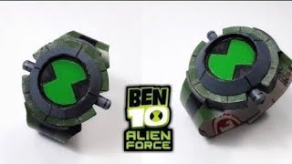 How to make ben 10 omnitrix (Alien Force) || DIY ben 10 watch ||