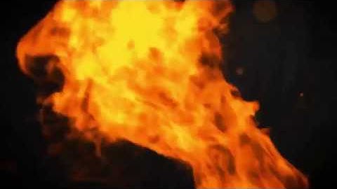 2044  - Fire Logo Reveal flame burn cinematic animation intro opener