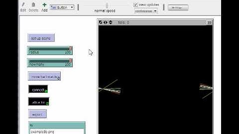 NetLogo experiment 1 - mouse