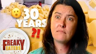 Cheese Addict Eats The Same Meal For 30 Years! | Freaky Eaters by Freaky Eaters 25,994 views 4 years ago 2 minutes, 50 seconds