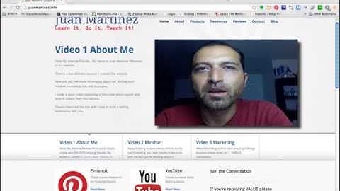 Juan Martinez- The Three Rules Of Internet Business Video #9/100