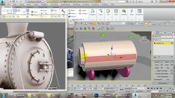 Tutorial on Modeling a Locomotive Engine in 3dsmax ( part 2)