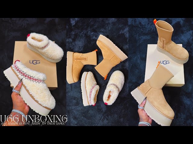 【COLOR iN ID】padded string ugg boots UGG BOOT UNBOXING REVIEW & TRY ON | FT. CLASSIC DIPPER