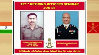 Retiring Officers Seminar, 30 Jun 2026