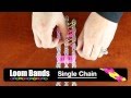 Loom Bands Single Chain Bracelet with Loom
