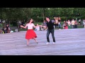 Sergey Shirokov &amp; Olga Bulatnova at Open Air Lindy Hop Contest