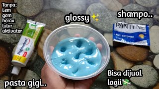 Cara membuat slime dari shampo dan pasta gigi tanpa lem apapun tanpa gom dan aktivator