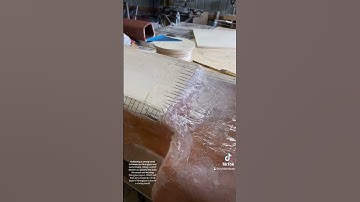 Bonding wood and fiberglass