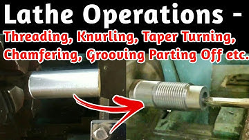 Lathe Machine Operations Turner Fitter Machinist ITI Poly. B.Tech & Mechanical Engineering Trades