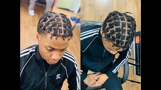 ONE & ONLY 🔥 HOW TO BOX BRAIDS ON SHORT HAIR WITH RUBBER-BAND ENDS 🆙🆙