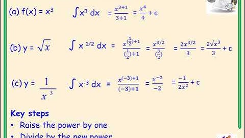 Higher Maths Integration Video 1 - Introduction to Integration Updated Aug 2021