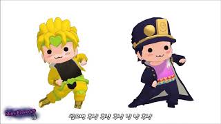 Chibi Dio dancing with Chibi jotaro | Jojo MMD Animation