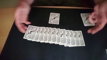 Simple ACAAN trick. Performance and tutorial. Card Tricks.