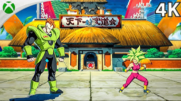 Dragon Ball Fighterz | Android 16 & Broly vs Kefla & Videl | Xbox Gameplay 4K