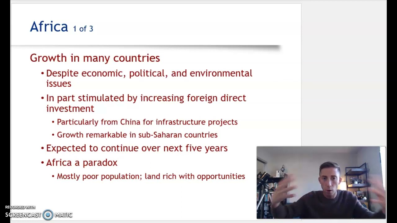 Lecture Video: Africa, the Middle East, and Economic Cooperation