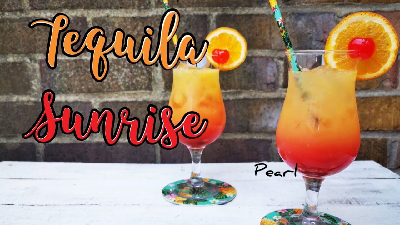 Tequila Sunsrise Cocktail | Summer Cocktails | How to make ... Tequila Sunsrise Cocktail | Summer Cocktails | How to make ...